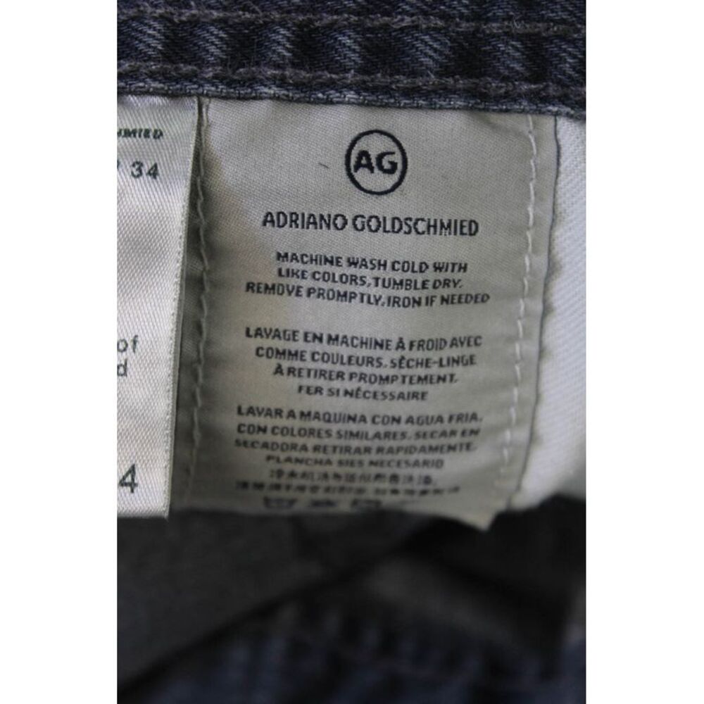 AG Adriano Goldschmied Mens Straight Dark Gray Jeans Size 32 - Picture 7 of 7